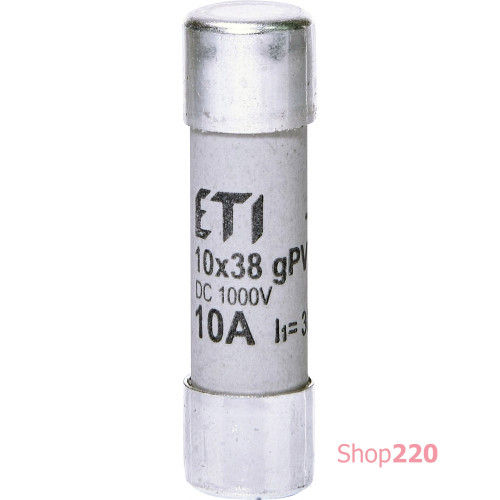 Предохранитель 10А gPV 10x38, ETI 2625075