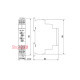 Реле времени асимметричного цикла NTE9-S2 AC/DC 12-240V A0010240008