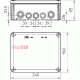 Распределительная коробка Т250 (240х190х95 мм), ІР66, 2007109 OBO Bettermann