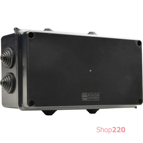 Распределительная коробка 200х100х70 мм, черный, UAtmo Jet Black A0150170038