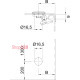 Фиксатор крышки DRL 100-600 мм, FT (40-60 мкм) 6065012
