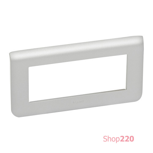 Рамка 5 модулей, алюминий, Mosaic New Legrand 079315L