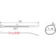 Хомуты кабельные CHS 120х4 мм белые (упак 100шт) A0150090092