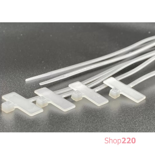 Кабельный хомут 200x2,5 с табличкой (100шт) BMT22025