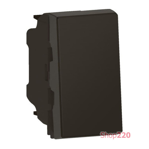Кнопка EASY-LED, черный, 1 мод., Mosaic New Legrand 079130L