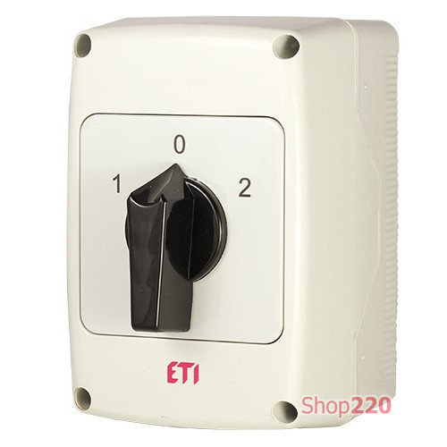 Переключатель CS 40 52 PNG (2p_"1-0-2"корп./IP65"_с/ч_40A) ETI 4773194