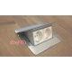 Лючок для напольной и настольной установки, 4 модуля, алюминий, 54011 Legrand