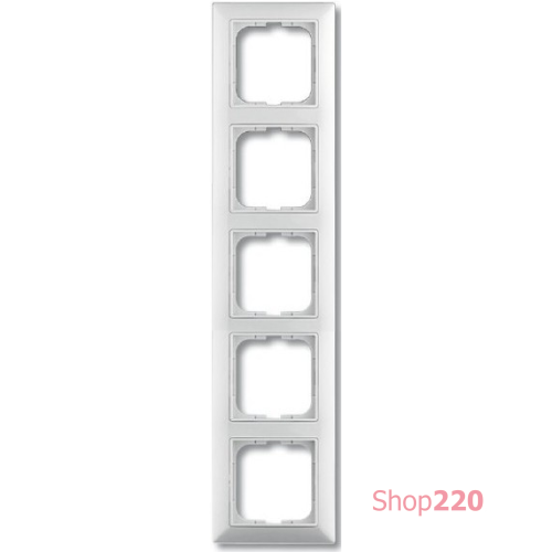 Рамка 5 постов, белый, ABB 2515-94-507 Basic 55