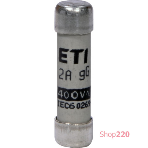 Предохранитель CH8x32 gG 2A 400V ETI 2651002