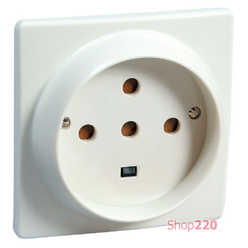 Розетка для электроплит 32A, 3 фазы, 55817 Legrand, слоновая кость