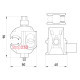 Ответвительный прокалывающий зажим 4-35 кв.мм/50-150кв.мм, e.pricking.clamp.pro.4.35.50.150 Enext p028006