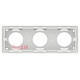 Коробка для открытой установки 3-поста, белый, Unica New Schneider NU800618