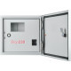 Корпус учета металлический 4 модуля 1ф счетчик, навесной IP54, серии UBox A0260030007