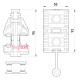 Ответвительный прокалывающий зажим ZP120.1 (AsXS35-120; AsXS 35-120), tarel.zpi.120.1 Tarel 9031-295