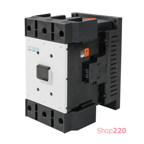 Контактор 400A (220кВт), AC220V (2NO-2NC), HGC