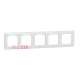 Рамка 5 постов, белый, Sedna Design SDD311805