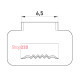 Стальная скрепа, e.steel.fastener.pro.6,5 Enext p040010