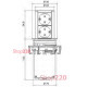 Выдвижной блок розеток Bachmann Elevator 220В + HDMI + RJ45