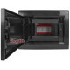 Щит черного цвета на 8 модулей, встраиваемый, e.plbox.pro.w.08b.black ENEXT CP12908B