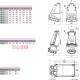 Силовая розетка 32А, 220В, 3 полюса, IP67, стационарная, EZH-3232 ETI 4482043