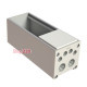 Розеточный блок на 2 (3) розетки К45, белая заглушка, Ofiblock COMPACT Simon KFC202/9