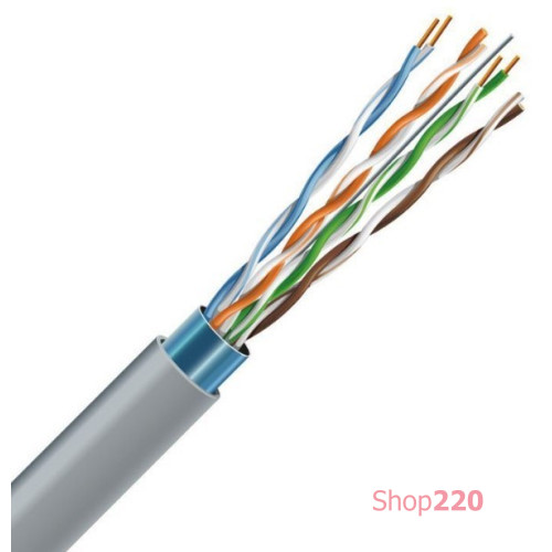 Кабель компьютерный Cat. 6 F/UTP 4x2x23 AWG (К), экранированный, ЗЗЦМ
