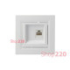 Розетка комп'ютерна RJ45 екранована, білий, EPH5000121 Schneider Asfora