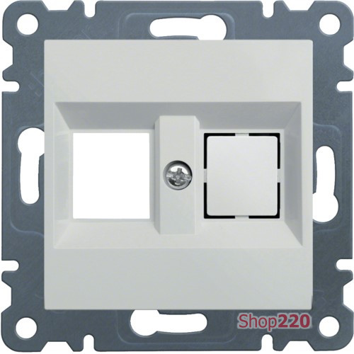 Корпус для механизма компьютерной розетки, белый, Hager Lumina WL2320