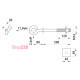 Сквозной крюк 200мм, М16, e.through.hook.pro.200.16 Enext p031001