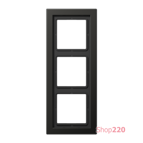 Рамка 3 поста, антрацит, Jung LS Design (металл) ALD2983AN