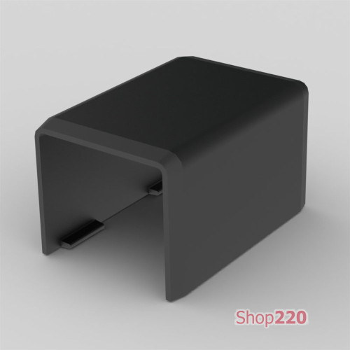 Соединитель LHD 20x20 черного цвета; Серия LHD; ПВХ 8622_FB