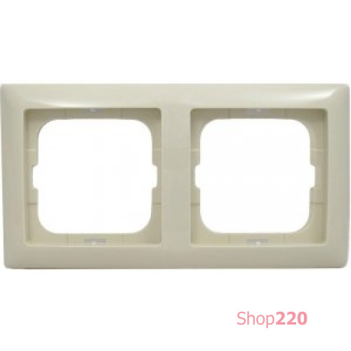 Рамка 2 поста, слоновая кость, ABB 2512-92-507 Basic 55