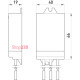 УЗИП PO LED-K/zS класс II+III, 1 полюс + N-PE, для LED освещения 92201