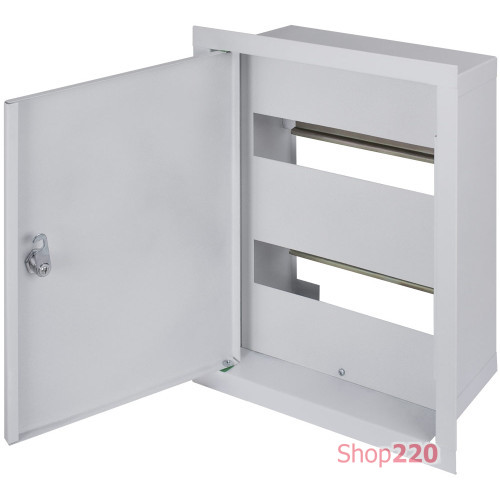 Щит металлический на 24 модуля встраиваемый, e.mbox.stand.w.24.z ENEXT s0100024 (эконом)