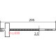 Хомут маркировочный CHS-200MKT (100 шт.) A0150090030