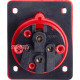 Силовая встраиваемая розетка 4п., 380В, 32А, e.socket.pro.4.32.wall Enext p012013