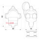 Изолированный прокалывающий зажим 10-95 кв.мм/10-95 кв. мм, e.pricking.clamp.pro.10.95.10.95 Enext p028012