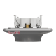 Розетка электрическая двойная, алюминий, Sedna Design SDD313221