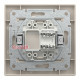 Розетка компьютерная RJ-45, кремовый, EPH4300123 Schneider Asfora