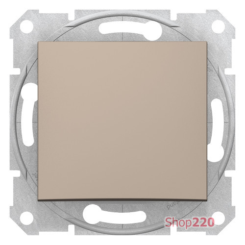 Проходной выключатель, титан, Sedna SDN0400168 Schneider