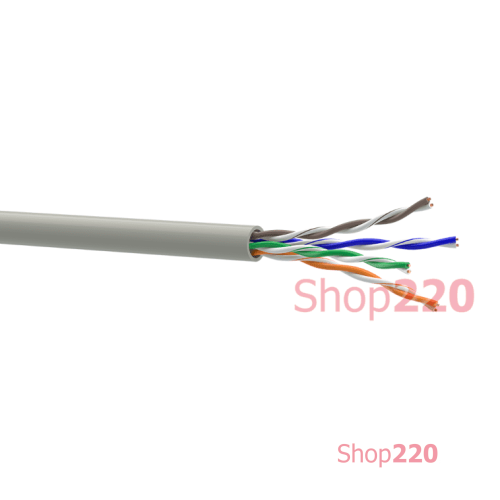 Кабель компьютерный UTP категория 5e, UTP 4х2х24 AWG ЗЗЦМ