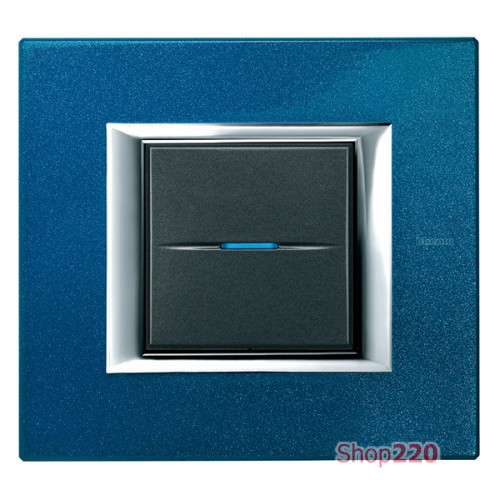 Рамка прямоугольная, лакированная, цвет сапфир, HA4802BM