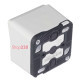 Выключатель влагозащищенный IP55 накладной, белый, Mureva Styl MUR39021 Schneider