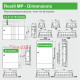 Щит 24 модуля встраиваемый, черная дверца, Resi9 MP MIP22212S Schneider Electric