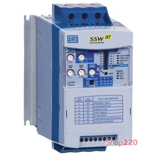 Устройство плавного пуска EXSSW07 0171, 230/380V 171A/90kW ETI 4658131