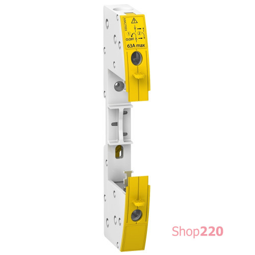 Основа для втычного исполнения, 1 полюс, iC60 iID, Schneider Electric A9A27003