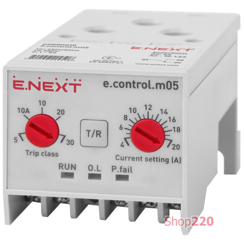 Реле защиты двигателя 4-20А, e.control.m05 Enext p0690019