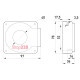 Измерительная катушка для реле типа klr, 250/3, e.trans.cur.kct.40s Enext i0640001