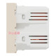Розетка USB для зарядки, двойная, бежевый, 2 модуля, Unica New Schneider NU341844