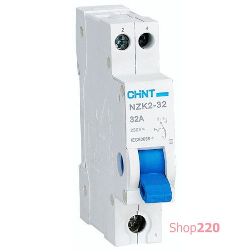 Переключатель 1-0-2, 1P 32А, NZK1-32 Chint 643000